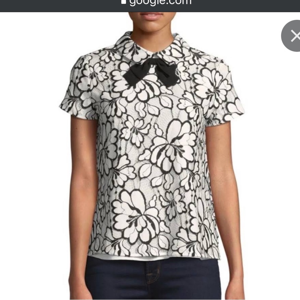 Karl Lagerfeld collared white shirt